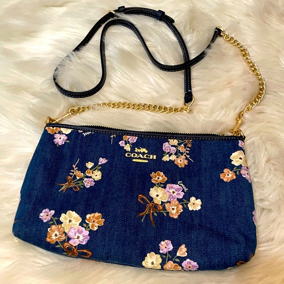 Coach Handbags - Coach Denim Purse